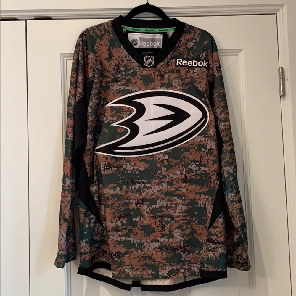Anaheim Ducks Camo Jersey